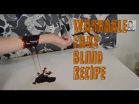 fake blood recipe washes out of clothes|does blood wash out of clothes.